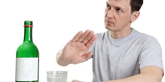 auf Alkohol verzichten